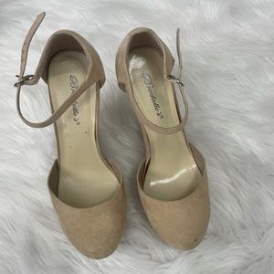 Cream colored wedges